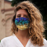 Green/Yellow Candy Snug-Fit Polyester Face Mask