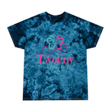Navy Logo Tie-Dye Tee, Crystal