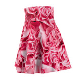 Dark Pink Carnation Skater Skirt
