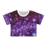 Purple Jewel Crop Tee