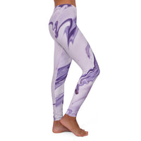 Purple Oil Spandex Leggings