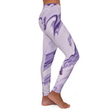 Purple Oil Spandex Leggings