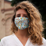 Teal Candy Snug-Fit Polyester Face Mask