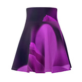 Purple Peddles Skater Skirt