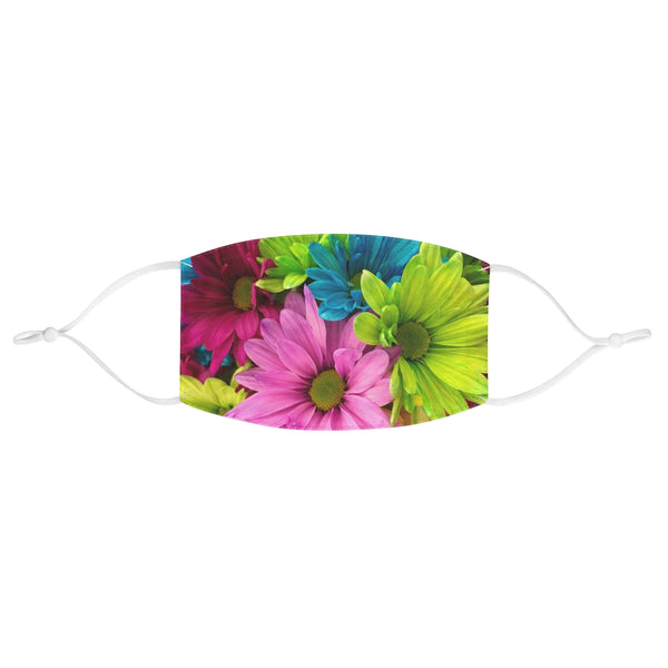 Vibrant Floral Fabric Face Mask