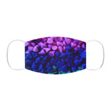 Purple/Navy Candy Snug-Fit Polyester Face Mask
