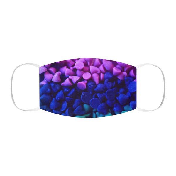 Purple/Navy Candy Snug-Fit Polyester Face Mask