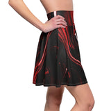 Ruby Paint Skater Skirt