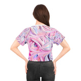 Swirl Frosting Crop Tee