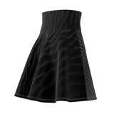 Black Waves Skater Skirt