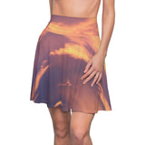 Purple Horizon Skater Skirt