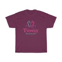 Maroon Logo Heavy Cotton Tee