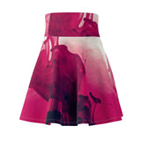 Pink Ink Skater Skirt