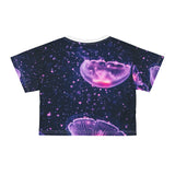 Purple Jellyfish Crop Tee