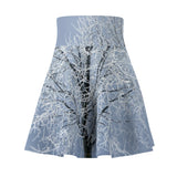 Frosted Branches Skater Skirt