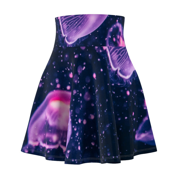 Purple Jellyfish Skater Skirt
