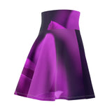 Purple Peddles Skater Skirt
