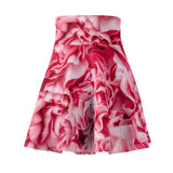 Dark Pink Carnation Skater Skirt