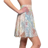 Soft Tiles Skater Skirt