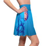 Pink & Blue Jellyfish Skater Skirt